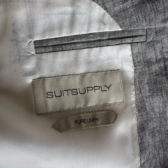 Suitsupply Gray Suit Linen - Picture 6 of 6